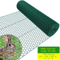 Malla de alambre de pollo hexagonal recubierto de pvc con recubrimiento de PVC